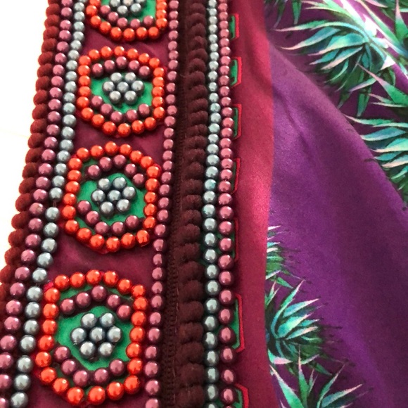 Agua Bendita drape top 100% silk - Picture 7 of 7